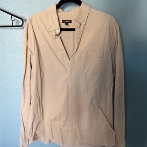 Express Cream Collared Shirt